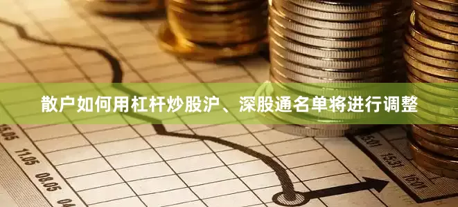 散户如何用杠杆炒股沪、深股通名单将进行调整